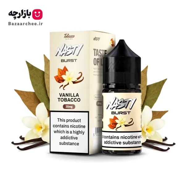 سالت تنباکو وانیل نستی | Nasty Vanilla Tobacco Salt