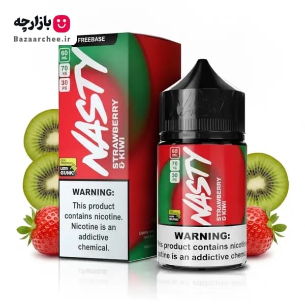 جویس میکس توت فرنگی کیوی نستی | NASTY Strawberry Kiwi Juice