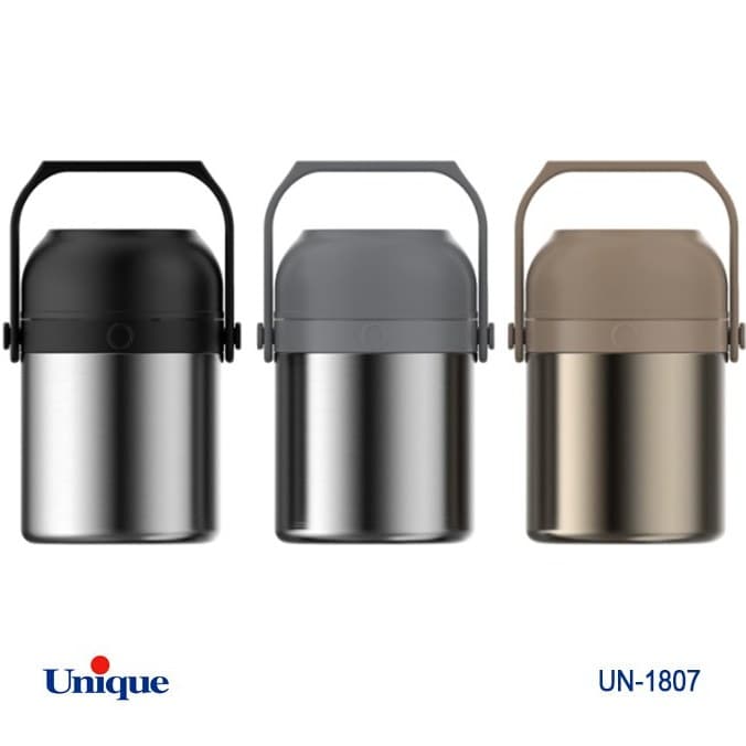 ارسال فوری + ضمانت سلامت و اصالت کالا + ظرف غذا استیل 1.2 لیتر یونیک کد UN-1807