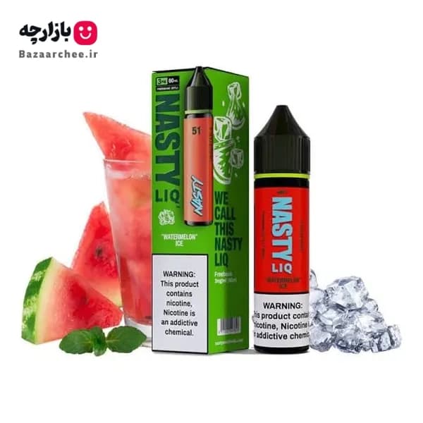 جویس هندوانه یخ نستی | NASTY LIQ 51 Watermelon Ice Juice