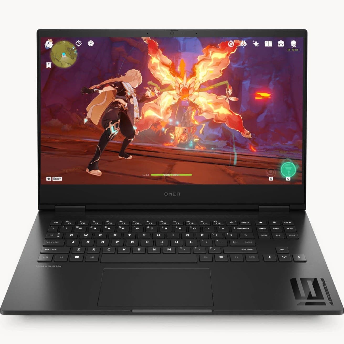 لپ تاپ گیمینگ HP Omen 16 با پردازنده i5-13500HX، رم 16 گیگ، حافظه 512GB SSD و کارت گرافیک RTX 4060 با نمایشگر 240Hz