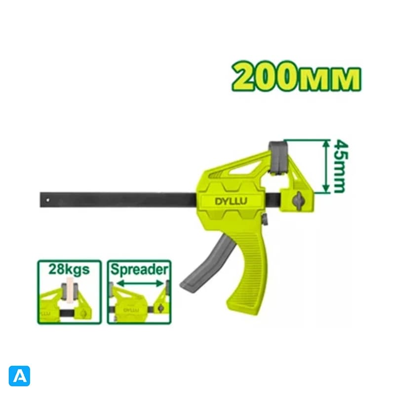 گیره دستی اتومات 200 میلی متر دایلو مدل DTCP4388