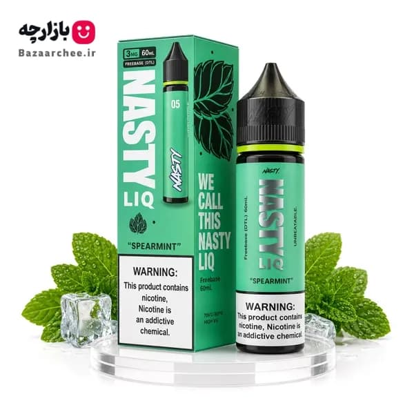 جویس نعناع یخ نستی | NASTY LIQ 05 Spearmint Juice