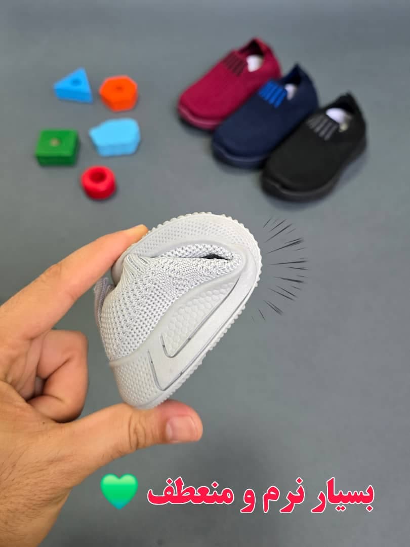 اسپرت وارداتی طبی جورابی بچگانه8746 — تصویر ۵