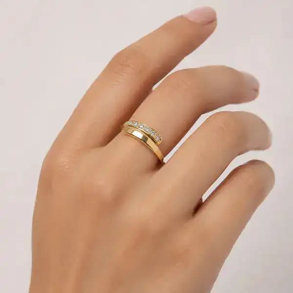 انگشتر زنانه قابل تنظیم مدل L-RI-0001