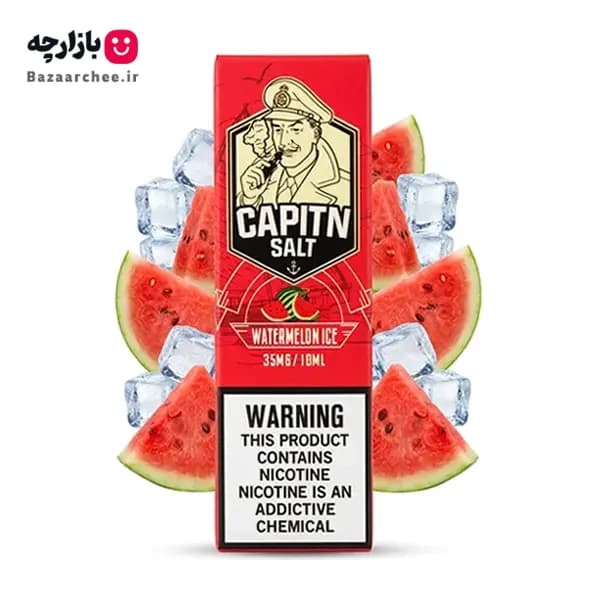 سالت نیکوتین هندوانه یخ کاپیتان (10 میل) | CAPITN WATERMELON ICE 10ml Salt