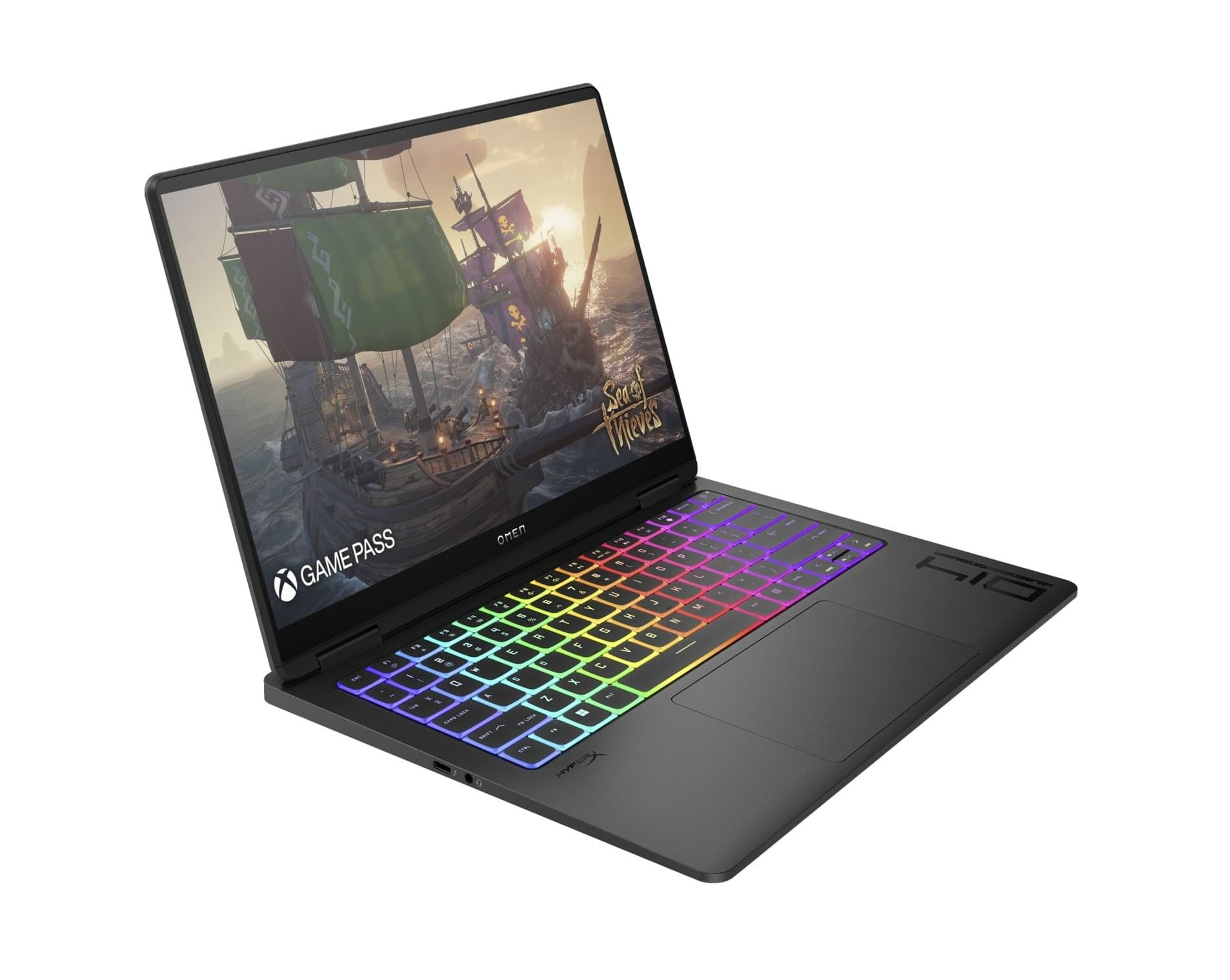 لپ تاپ گیمینگ HP Omen Transcend 14 با پردازنده Ultra 9-185H، رم 32GB، حافظه 1TB SSD و کارت گرافیک RTX 4070 — تصویر ۶