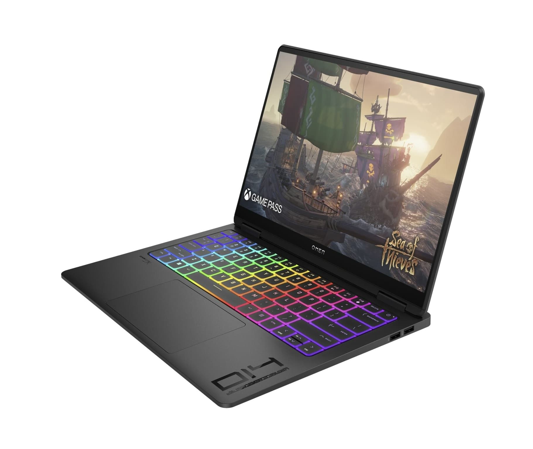 لپ تاپ گیمینگ HP Omen Transcend 14 با پردازنده Ultra 9-185H، رم 32GB، حافظه 1TB SSD و کارت گرافیک RTX 4070 — تصویر ۷