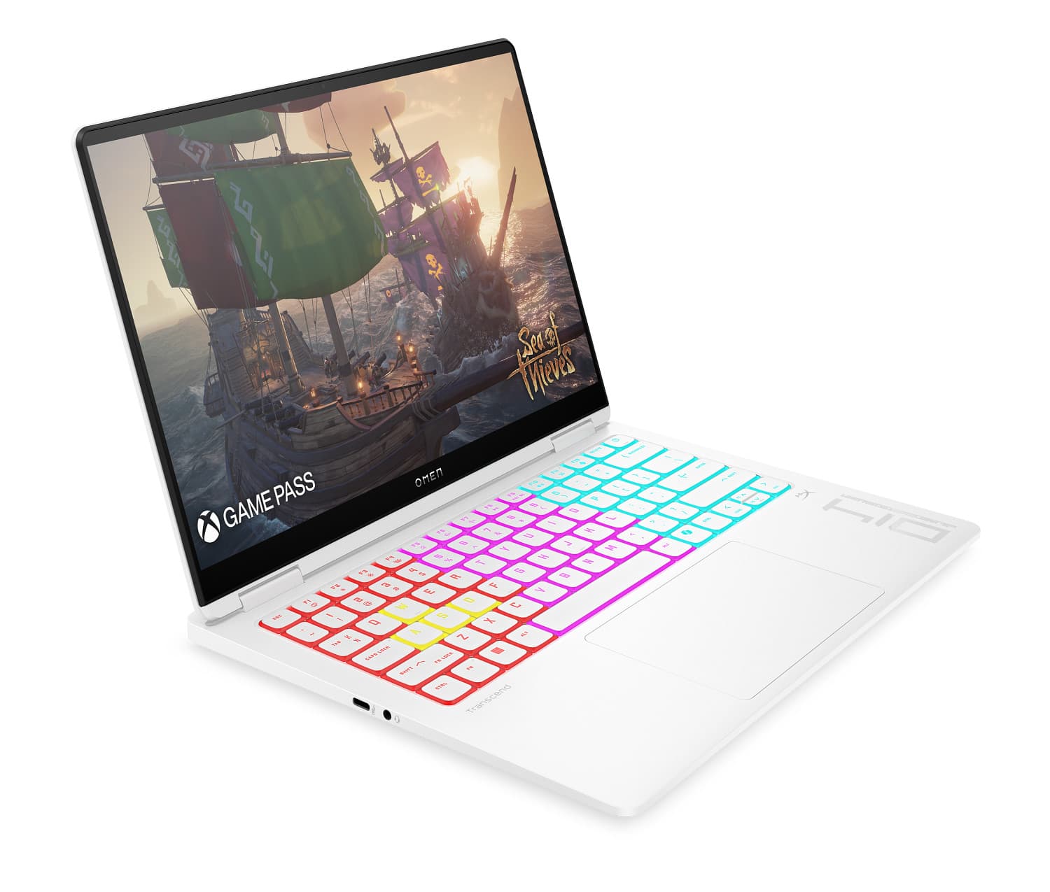 لپ تاپ گیمینگ HP Omen Transcend 14 با پردازنده Ultra 9-185H، رم 32GB، حافظه 1TB SSD و کارت گرافیک RTX 4070 — تصویر ۴