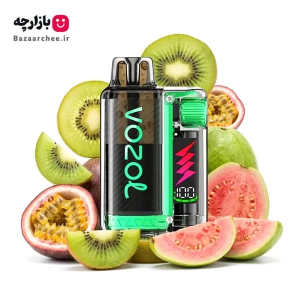 پاد یکبار مصرف کیوی پشن فروت گواوا یخ 20000 پاف وزول | Vozol Vista Plug Kiwi Passion Fruit Guava