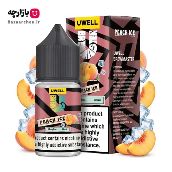 سالت هلو یخ یوول | Uwell Peach ice Salt
