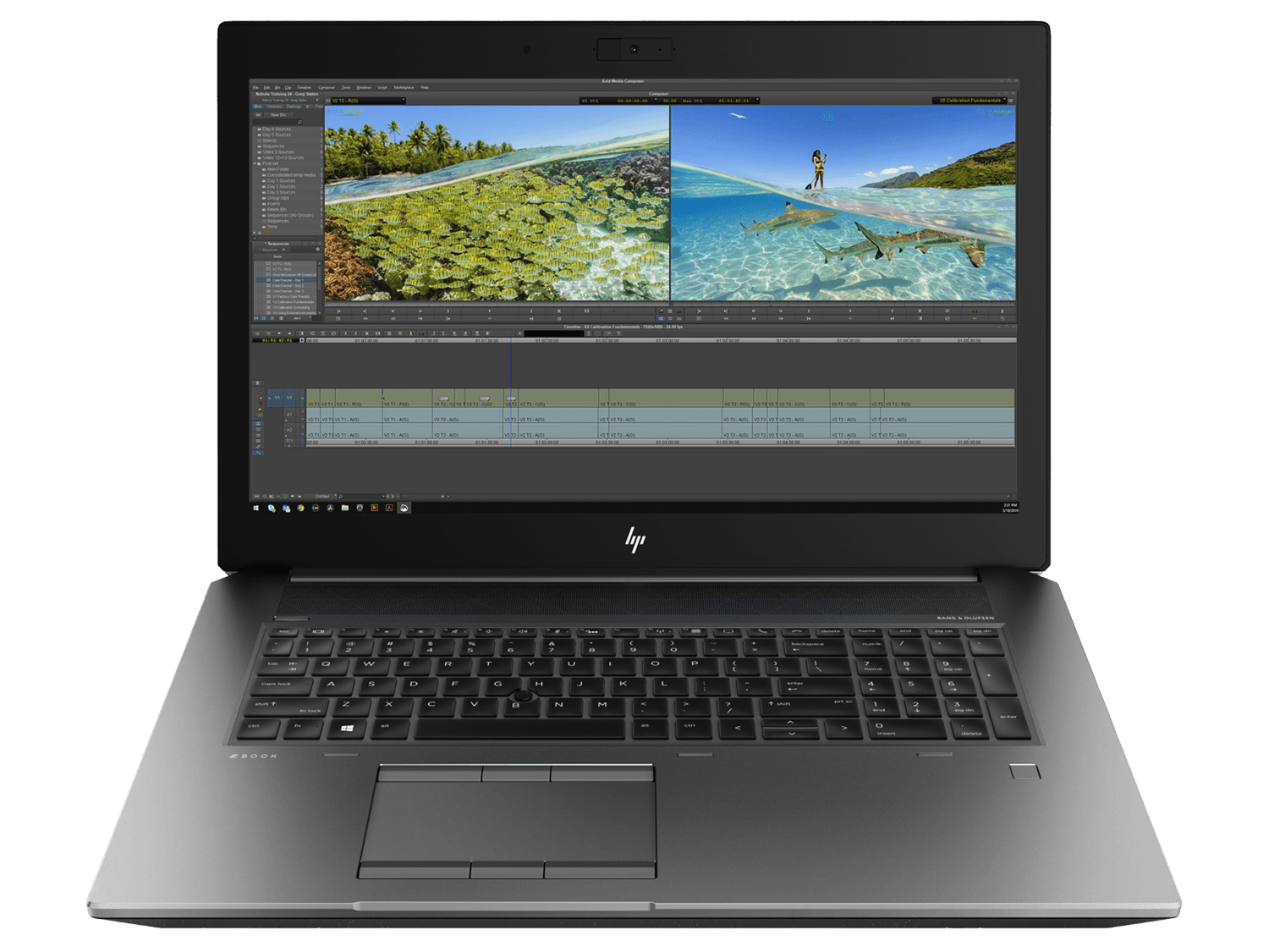 لپ‌تاپ ورک استیشن HP ZBook 17 G6 با پردازنده i9-9880H، رم 32 گیگ، حافظه 512 گیگ SSD و کارت گرافیک RTX 3000