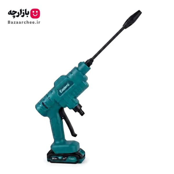 کارواش شارژی حرفه ای خانگی 18 بار با موتور 550 اکسلرو مدل DC67103ZY با حداکثر دبی آب 4 لیتر بر دقیقه