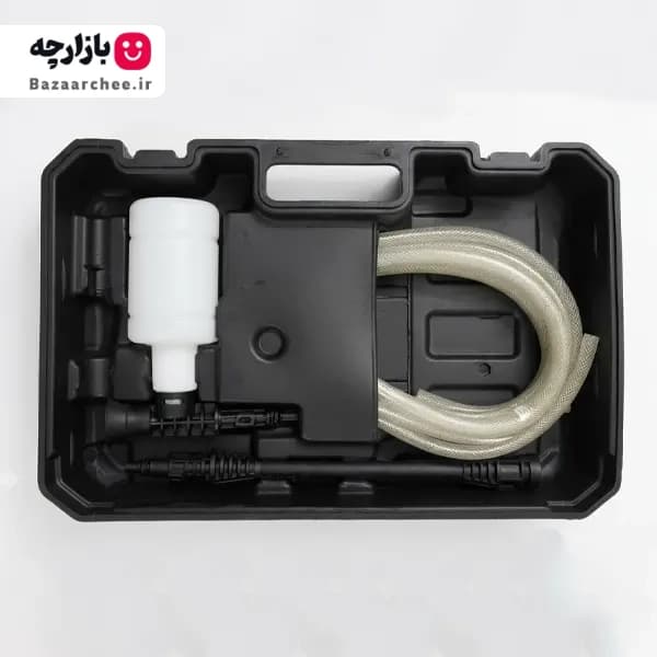 کارواش شارژی حرفه ای خانگی 18 بار با موتور 550 اکسلرو مدل DC67103ZY با حداکثر دبی آب 4 لیتر بر دقیقه — تصویر ۵