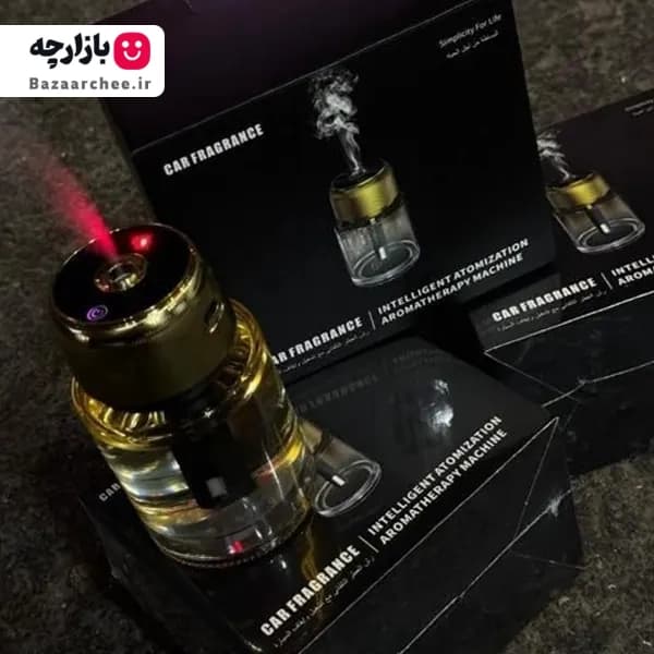 خوشبوکننده هوشمند خودرو مدل L6 چند حالته و نور لیزری کهکشانی بهمراه مایع رایحه معطر — تصویر ۸