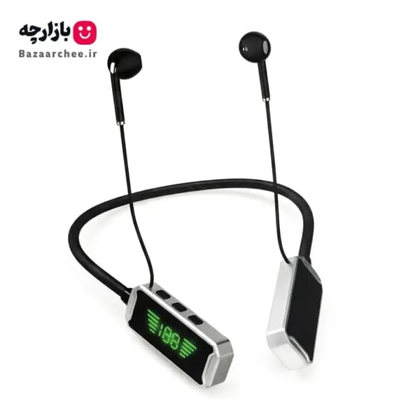 هندزفری گردنی بلوتوثی لوینو LEVINO بهمراه صفحه نمایش و نصب کارت حافظه مدل KL50