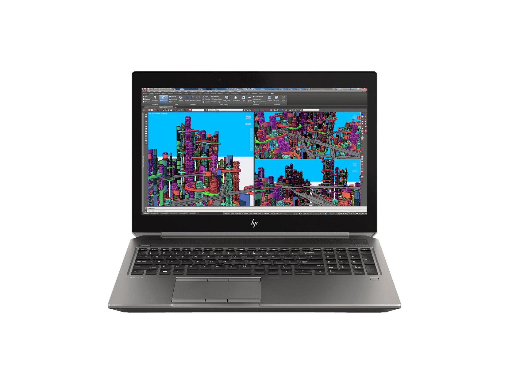 لپ تاپ اچ‌پی ZBook 15 G5 با پردازنده Core i7 و کارت گرافیک Quadro P1000