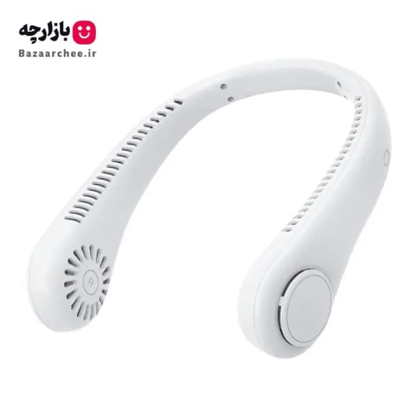 پنکه گردنی سه حالته قابل شارژ با پورت تایپ سی مدل Vaneless hanging neck fan