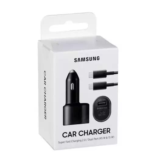 فندکی خودرو برند سامسونگ SAMSUNG+کابل 45W