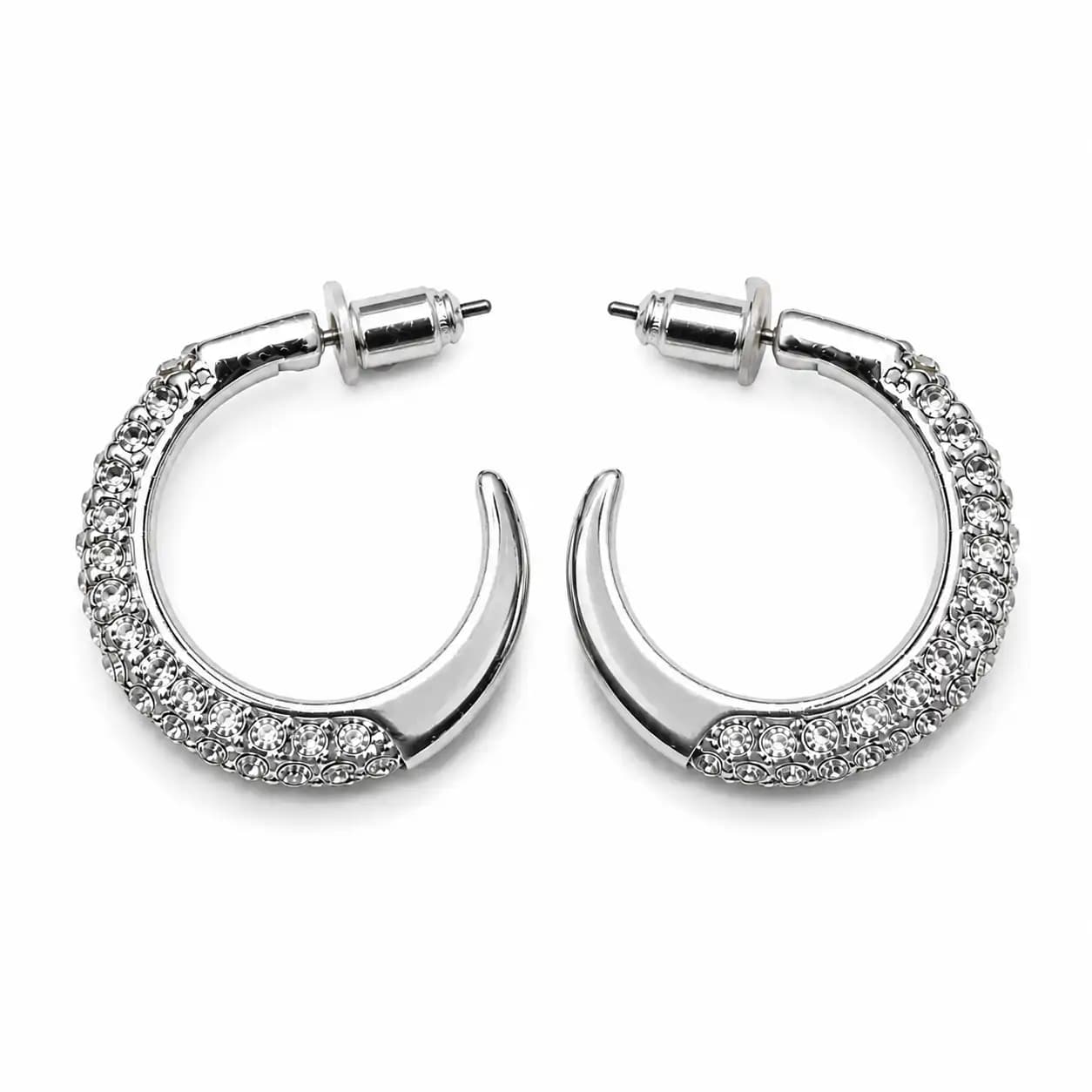 گوشواره زنانه نیم حلقه آی ام مدل L-EA-4464