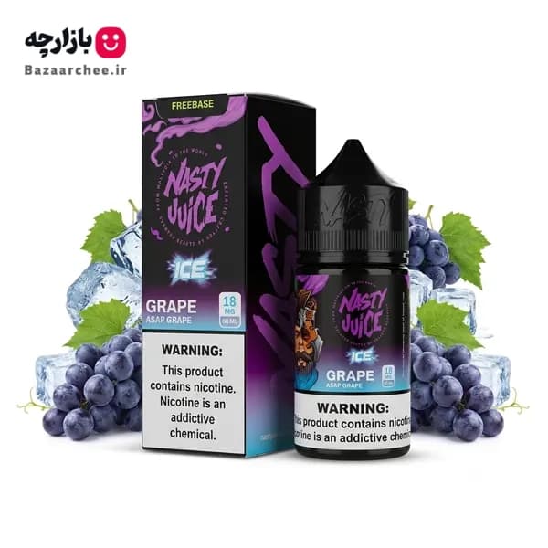 جویس انگور بنفش یخ نستی | Nasty Asap Grape Ice Juice