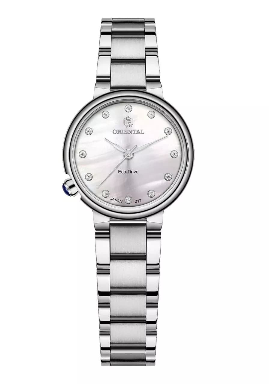 ساعت اورینتال زنانه صفحه سفید مدل O.SH217L-0088