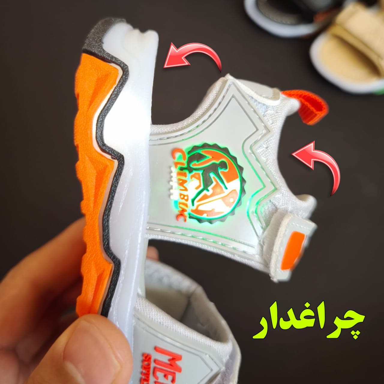 صندل وارداتی طبی چراغی بچگانه 8695 — تصویر ۷
