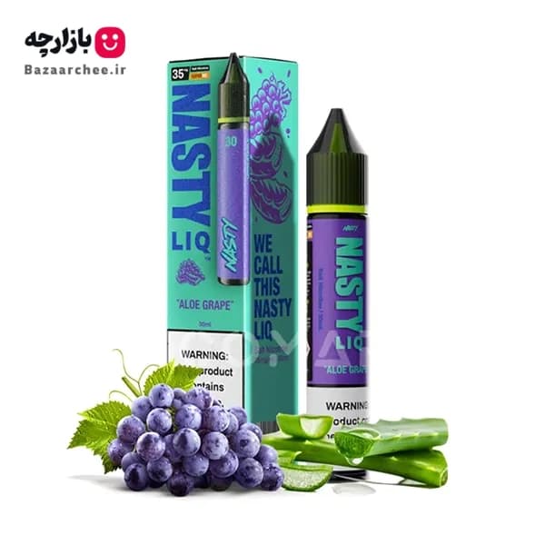 سالت آلوئه ورا انگور نستی | NASTY LIQ 30 Aloe Grape Salt