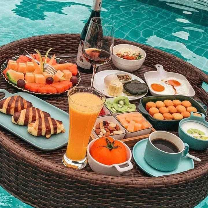 سینی استخری حصیربافت اسکلت فلز مدل ساحل — تصویر ۲