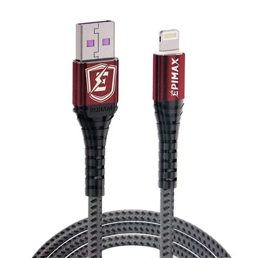 کابل USB-A به لایتنینگ اپیمکس مدل EC-43 طول 1.2 متر با جریان 5 آمپر