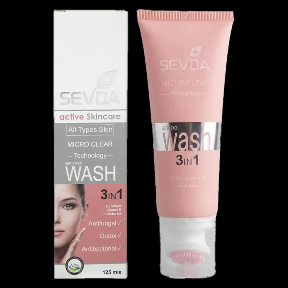 ژل لایه بردار صورت سودا مدل Micro Clear 3 in 1 حجم 125 میلی لیتر