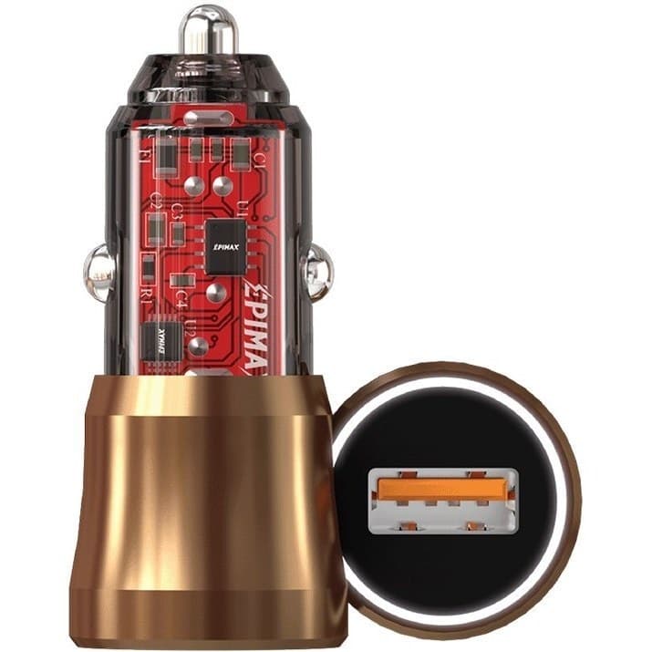 شارژر فندکی ویکو مدل WE-24 توان 18 وات با USB-A و شارژ هوشمند