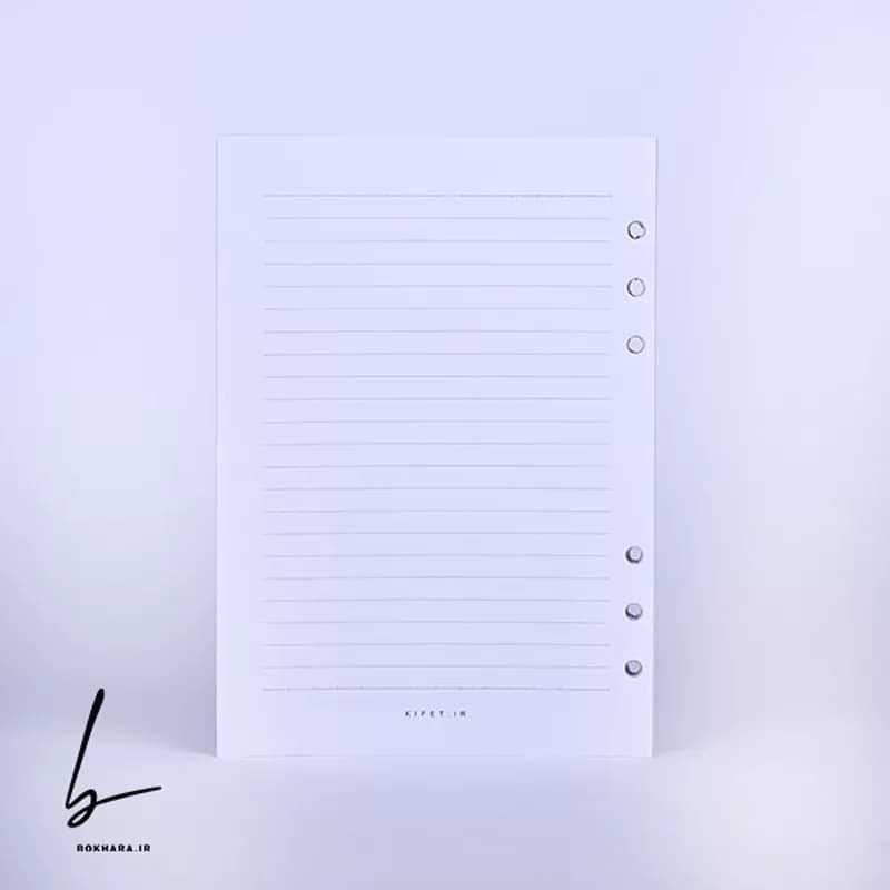 برگه کلاسور خط دار 100 برگ کیفت KIFET
