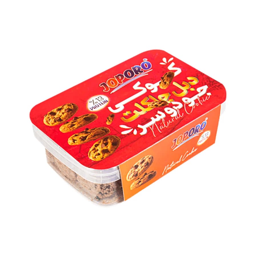 کوکی جو دوسر پروتئینه دبل چاکلت جوپرو (شیرین شده با استویا)