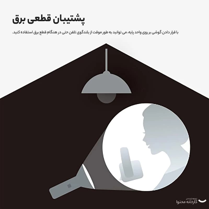 تلفن پاناسونیک مدل KX-TG6721 با منشي تلفني — تصویر ۴
