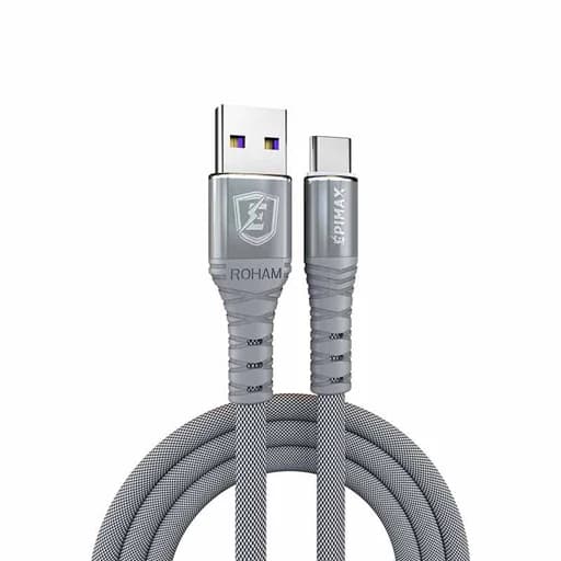 کابل USB-A به USB-C اپیمکس مدل EC-02 طول 1.2 متر با جریان 5 آمپر — تصویر ۲