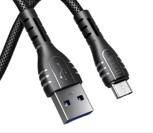 کابل USB-A به Micro-USB ویکو مدل WeC-47 طول 1 متر با جریان 5 آمپر — تصویر ۳