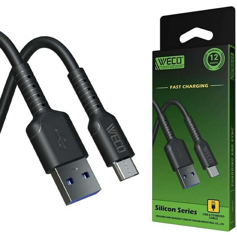کابل USB-A به Micro-USB ویکو مدل WeC-47 طول 1 متر با جریان 5 آمپر