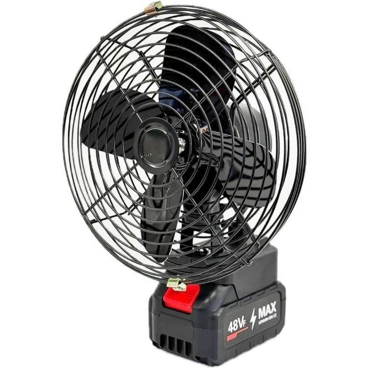 پنکه شارژی 48 ولت توری فلزی مدل FAN LITHIUM 3PIN — تصویر ۶