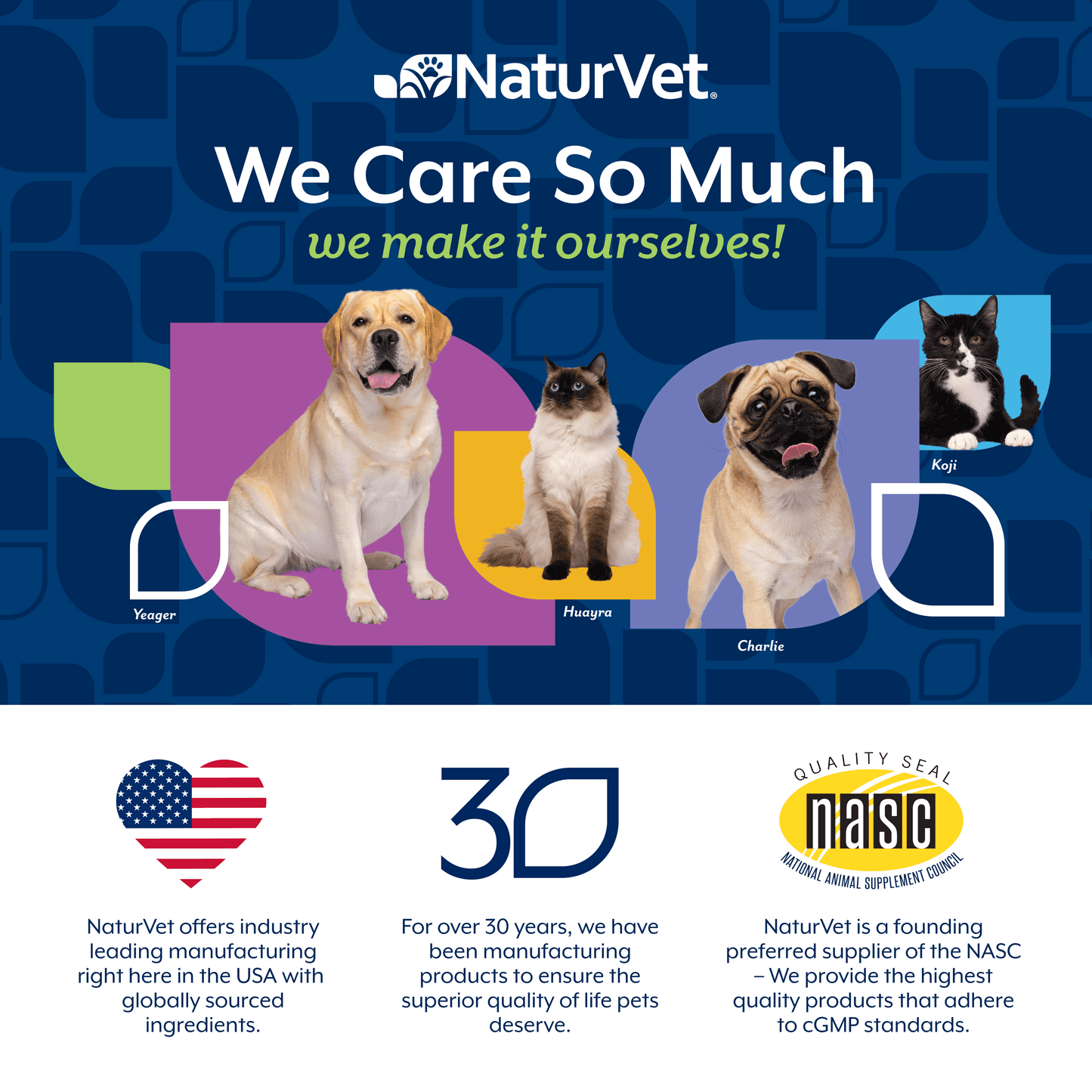 مولتی‌ ویتامین سگ مسن NaturVet آمریکایی (100% طبیعی) | تقویت سیستم ایمنی + کلسیم | 120 عدد | NaturVet® VitaPet Senior — تصویر ۶