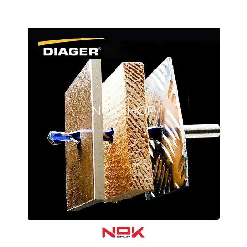 مته همه کاره دیاجر Diager فرانسه سایز 10 — تصویر ۴