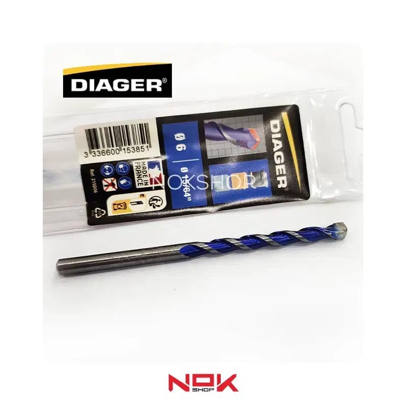 مته همه کاره دیاجر Diager فرانسه سایز 6