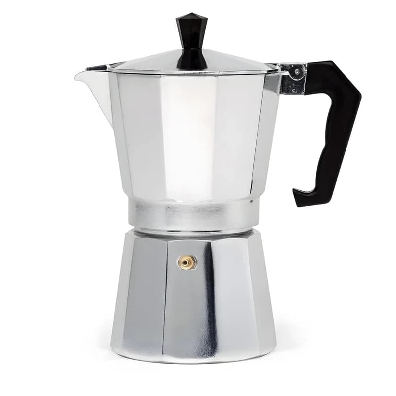 موکاپات سه نفره (3 کاپ) آلومینیومی رنگ استیل