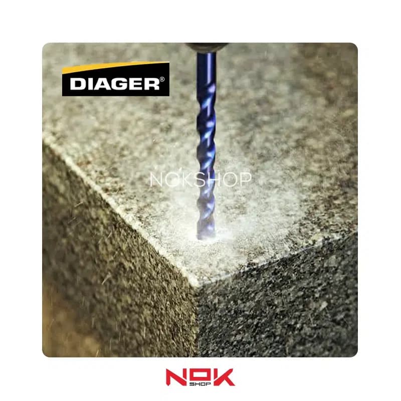 مته سرامیک و کاشی دیاجر Diager فرانسه سایز 6 — تصویر ۳