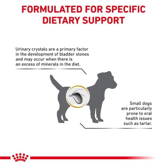 غذای خشک درمانی سگ یورینری اس او رویال کنین Royal Canin Urinary S/O | نژاد کوچک – 1/5 کیلو — تصویر ۳