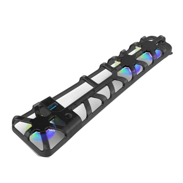 فن Dobe RGB مخصوص PS5 اسلیم رنگ مشکی — تصویر ۲