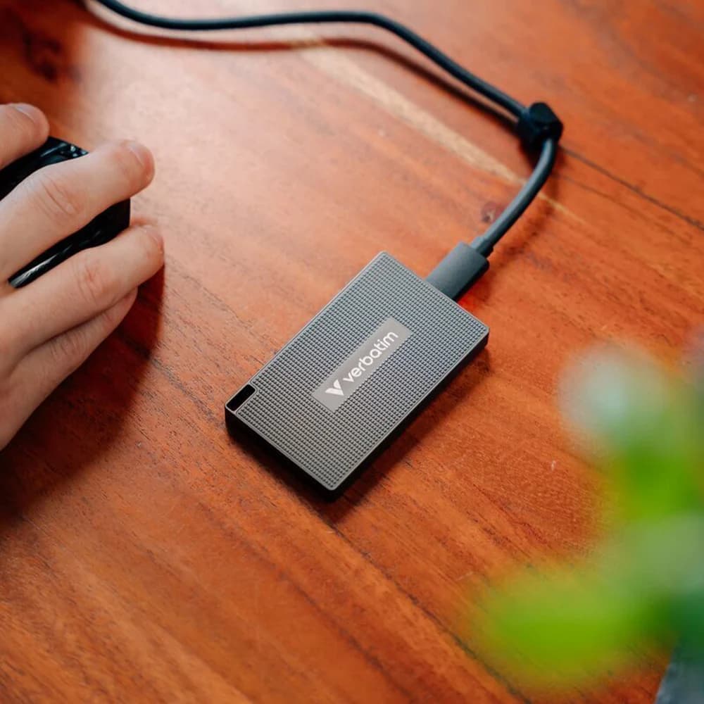 حافظه SSD اکسترنال ورباتیم مدل Metal Mini | ظرفیت 1 ترابایت USB3.2 — تصویر ۴