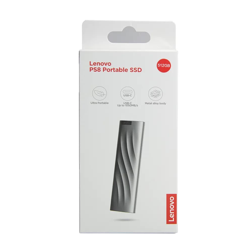 حافظه SSD اکسترنال لنوو مدل PS8 | ظرفیت 512 گیگابایت USB3.2 — تصویر ۴