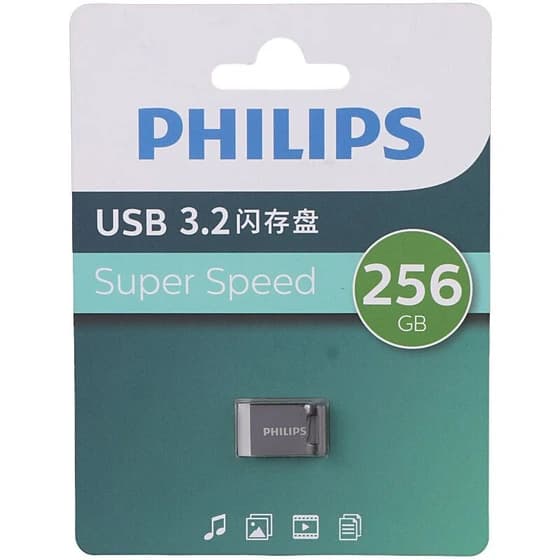 فلش مموری فیلیپس مدل FM20UA-K ظرفیت ۲۵۶ گیگابایت | USB 3.2 — تصویر ۴