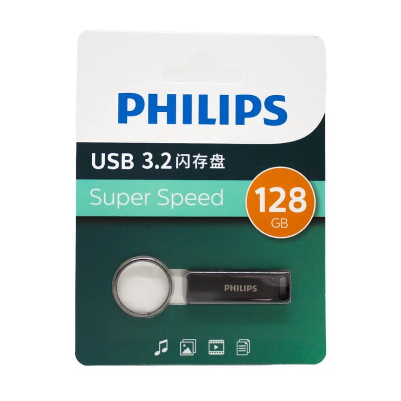 فلش مموری فیلیپس مدل FM21UA-F ظرفیت 128 گیگابایت | رابط USB 3.2 — تصویر ۳